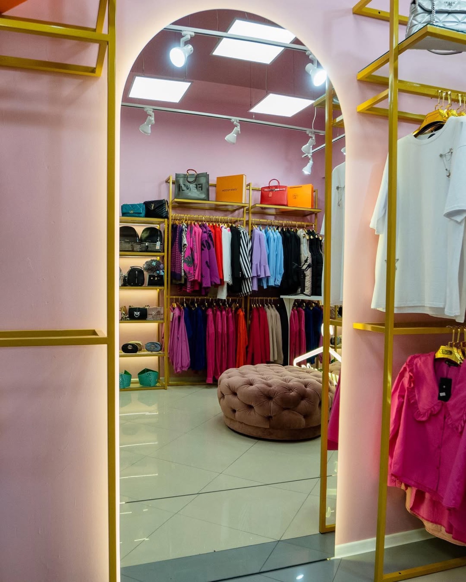 Boutique with Gold Racks — photo 2