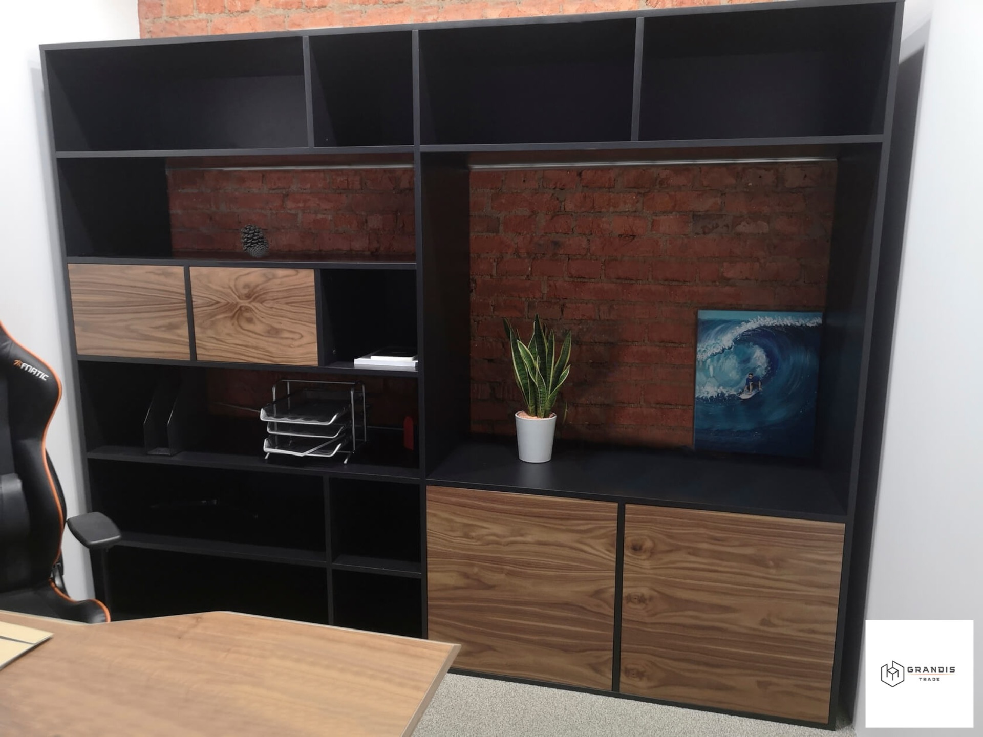 Creative Office with Cube Shelving — photo 2