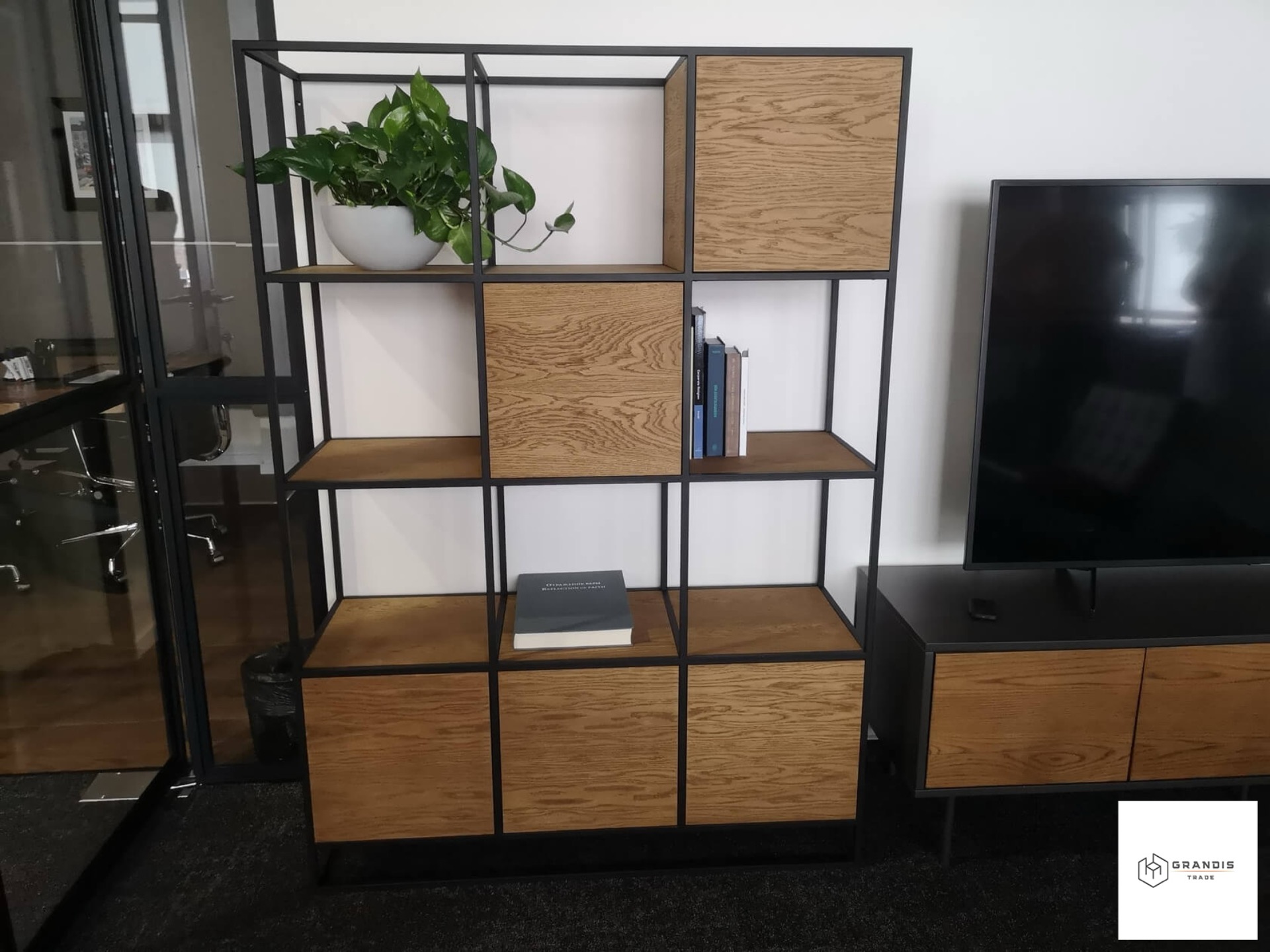Creative Office with Cube Shelving — photo 5