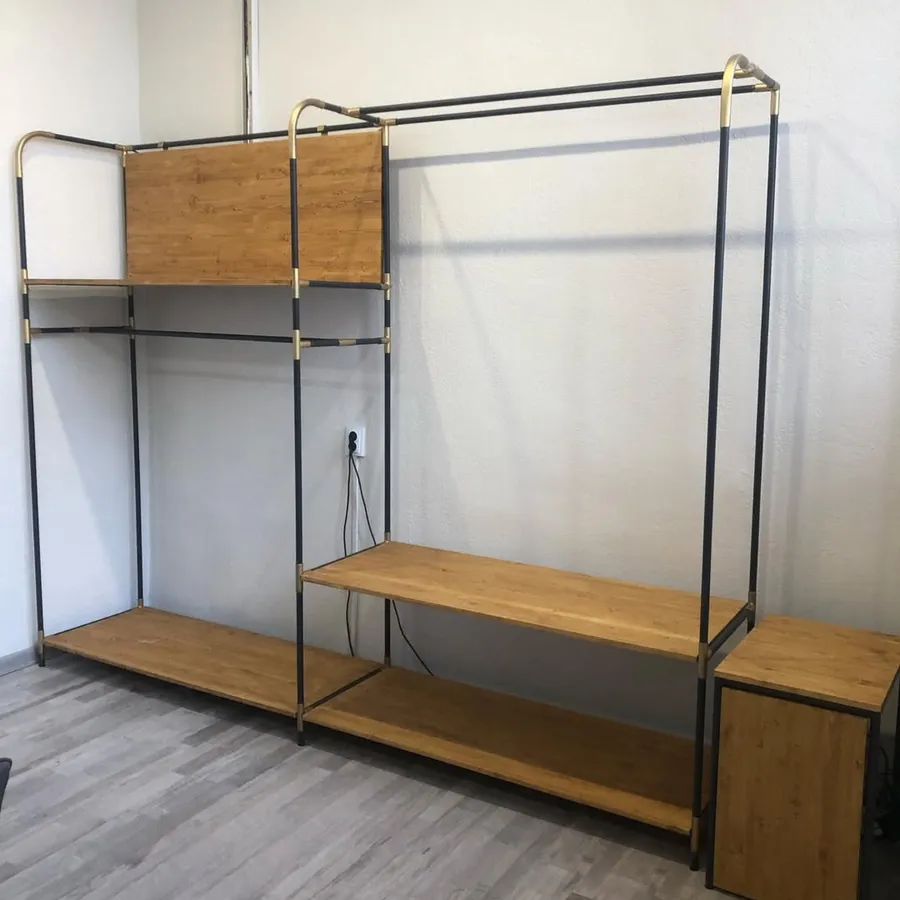 Open Loft Wardrobe System and Shelving Unit