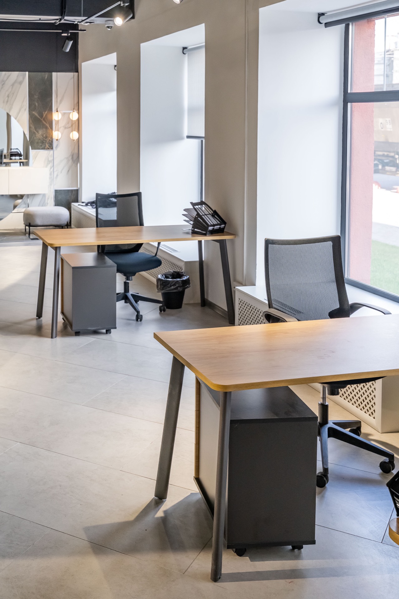 Office with A-Frame Desks — photo 2
