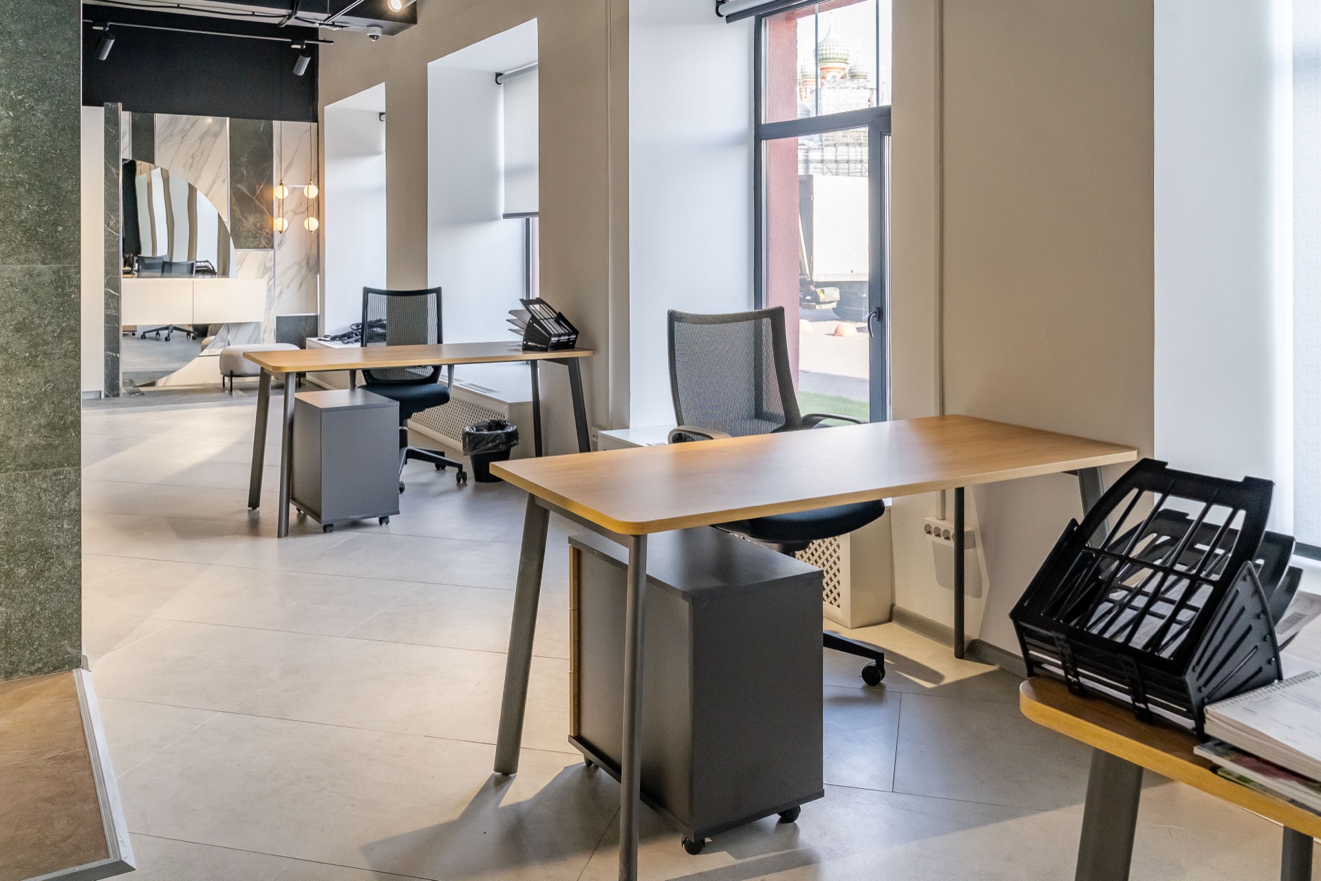 Office with A-Frame Desks — photo 6