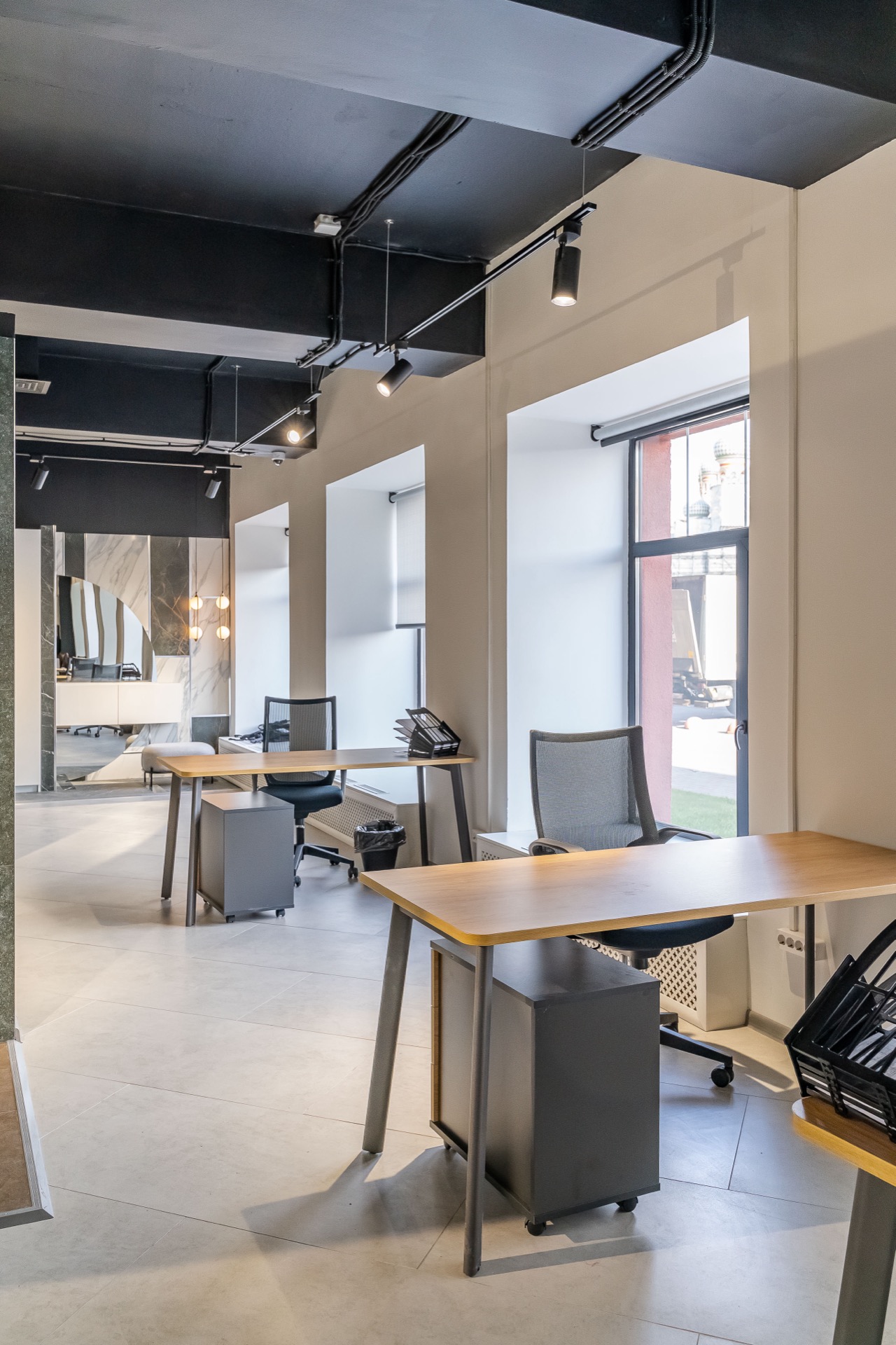 Office with A-Frame Desks — photo 7