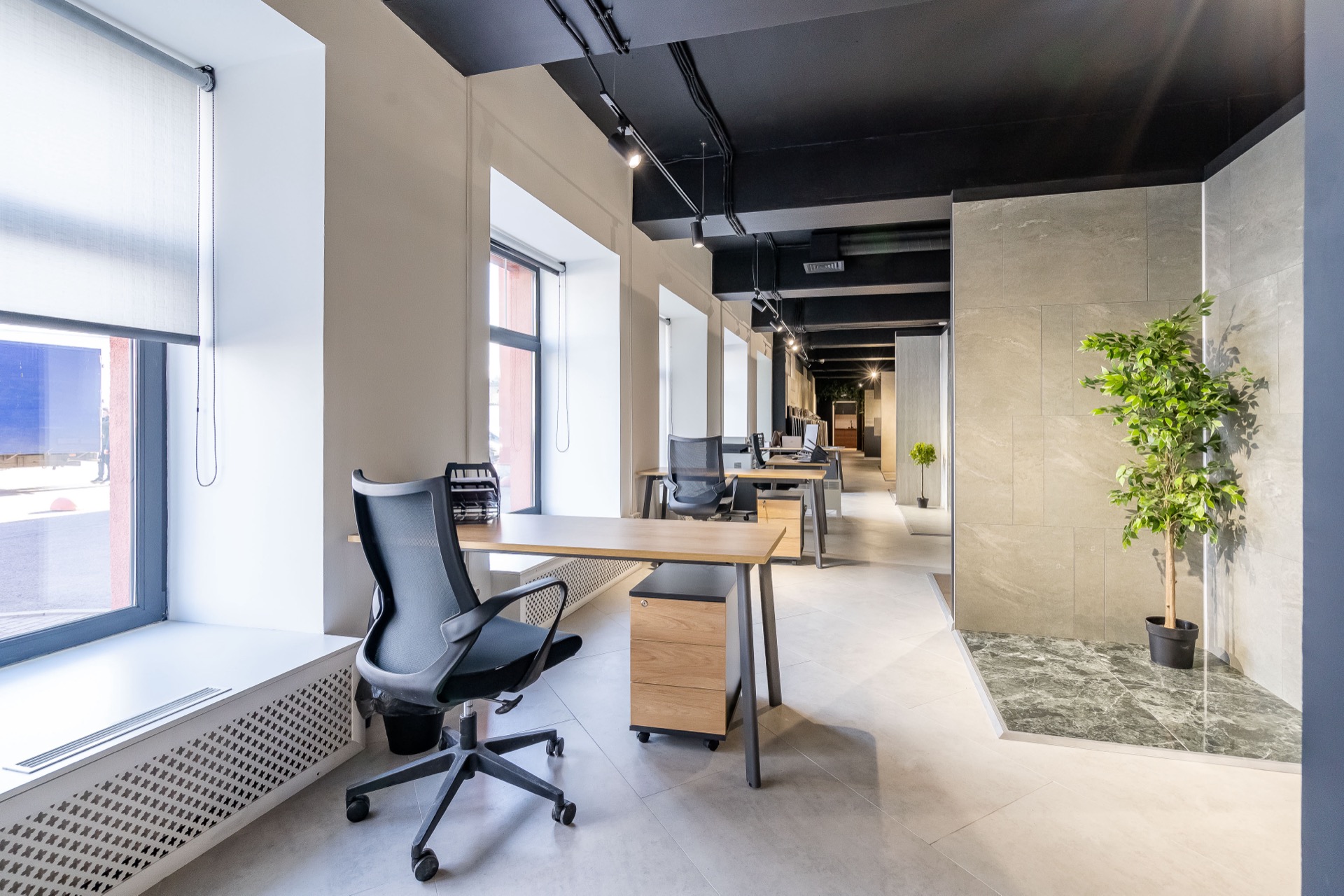 Office with A-Frame Desks — photo 10