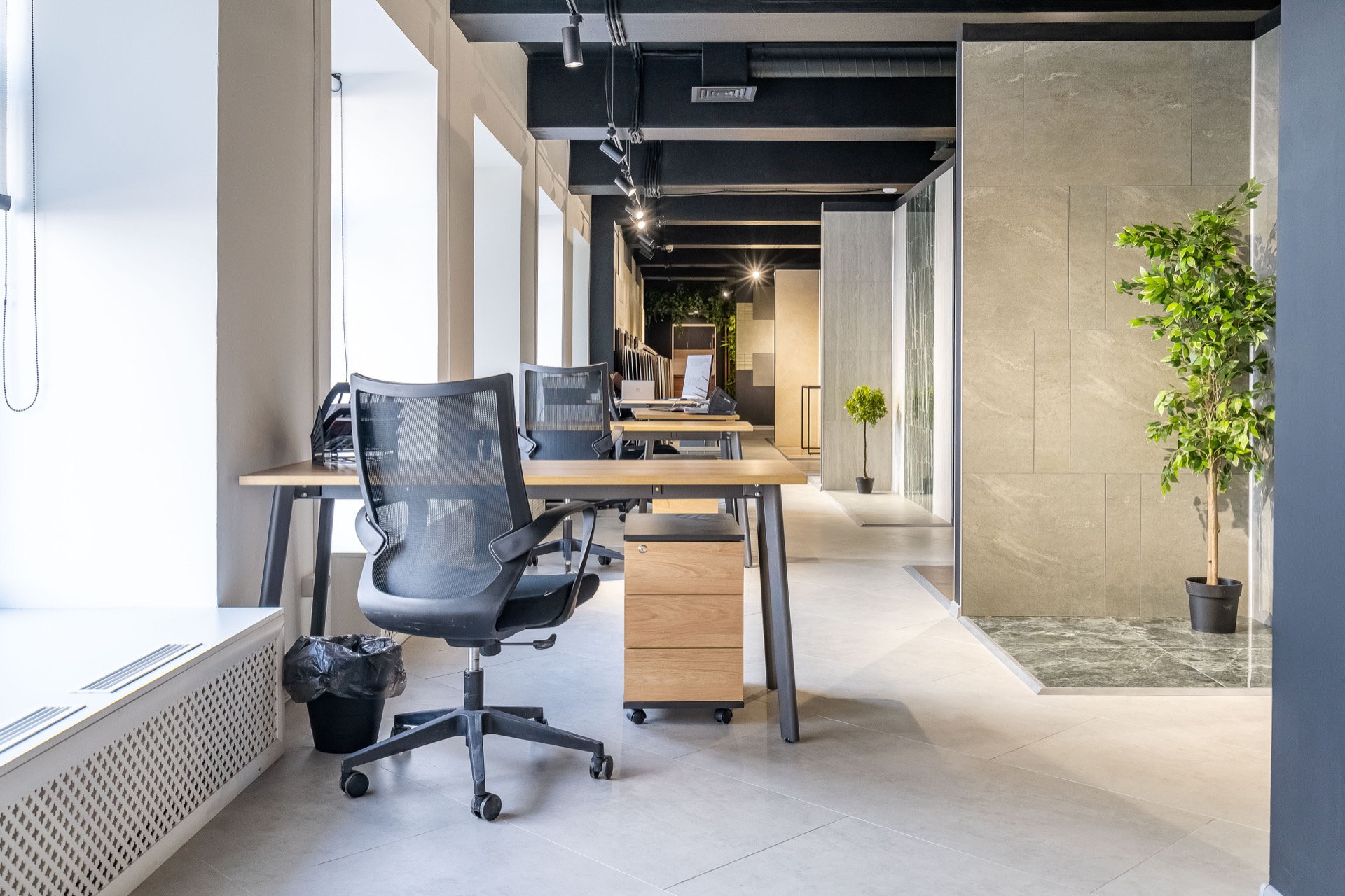 Office with A-Frame Desks — photo 11